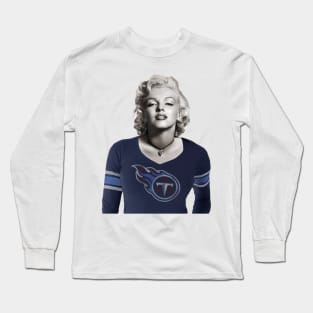 Marilyn Loves the Titans Long Sleeve T-Shirt